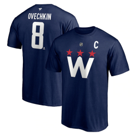 Fanatics Pánské Tričko Alexander Ovechkin Washington Capitals Name Number 2020/21 Alternate T-Shirt Navy Velikost: