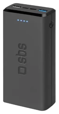 SBS PowerBank 20 000 mAh černá / Powerbanka / 10 W / USB-C, 2x USB-A / Intelligent Charge (TTBB20000FASTK)