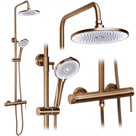 REA - Sprchový set Foss Clif Brush Copper REA-P3914