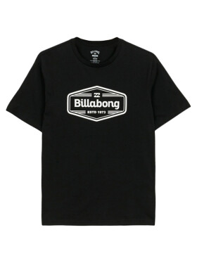 Billabong TRADEMARK black pánské tričko krátkým rukávem XXL