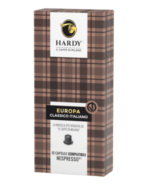 CAFFE HARDY EUROPA – kapsle do kávovarů Nespresso, 10 ks