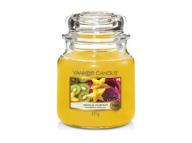 Yankee Candle Tropical Starfruit střední sklenice 411g / doba hoření: až 75 h / doprodej (1630405E)
