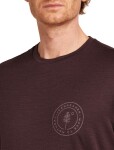 Pánské merino tričko s krátkým rukávem ICEBREAKER Mens 150 Tech Lite SS Tee Hike Naturall, Java velikost: XL
