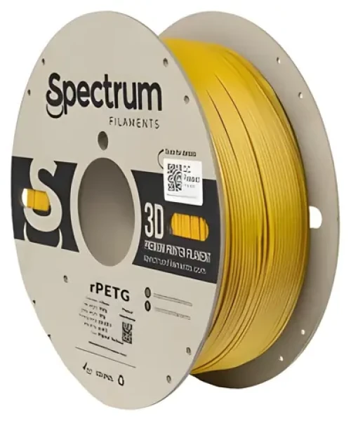 Spectrum rPETG signální žlutá / Filament / recyklovaný PETG / 1,75 mm / 1 kg (80596)