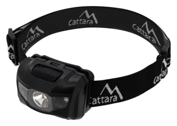 Cattara Čelovka LED 80lm černá / 3x LED / 3x 1.5 V AAA / IP44 (13120)
