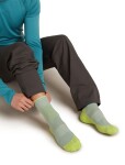 Pánské merino turistické ponožky ICEBREAKER Mens Hike+ Medium Crew, Seaglass/Peridot velikost: 42-44 (M)