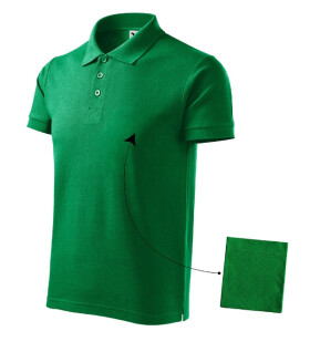 Cotton polokošile pánská středně zelená 2XL