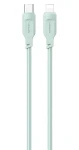 USAMS SJ566 zelená / Datový kabel / Lightning - USB Type-C / 1.2m / 20W PD Fast Charge (SJ566USB04)