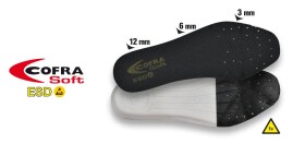 Stélka Cofra ESD Soft * Velikost boty: 48, pracovní vložky