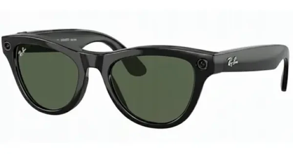 Ray-Ban Skyler RW4010 601/7152 černá/zelená G15 / Sluneční brýle (8056262043790)