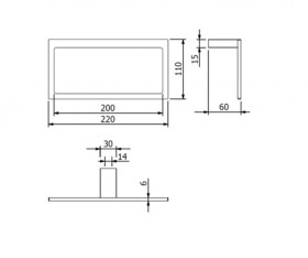 KLUDI - Vela C Držák ručníku, matná bílá 3197853