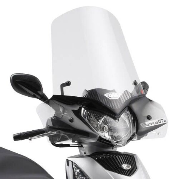 443A plexi čiré Kymco People GTi 125-200-300 (10-20), vxš530x720 mm, použij sadu A 443A