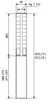 Ponorné čerpadlo EVAK V4S-3M15, 230V, 1.1kW, 2m kabelu