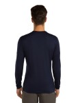 Pánské merino triko s dlouhým rukávem ICEBREAKER Mens 200 Oasis LS Crewe Bear Tour, Midnight Navy velikost: S