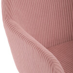 Jídelní židle, růžová, manšestrová látka, DCH-V4009 PINK6