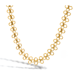 ELENYS Aurelia Loop – pozlacený choker náhrdelník 18K žluté zlato Délka: 33+7 cm / max. 40 cm