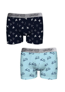 Pánské boxerky John Frank JF2BEF32 2pack XL Mix