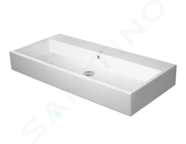 DURAVIT - Vero Air Umyvadlo 1000x470 mm, s přepadem, bez otvoru pro baterii, bílá 2350100060