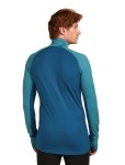ICEBREAKER Mens 200 ZoneKnit LS Half Zip, Atlantis/Topaz/Cb (vzorek) velikost: M