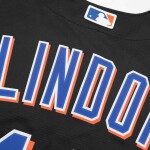 Nike Pánský dres New York Mets MLB Francisco Lindor #12 - Černá Velikost: XL