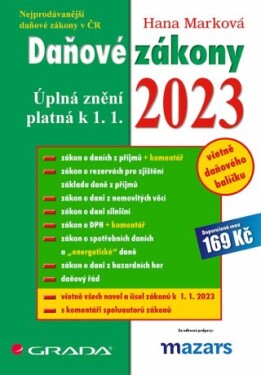 Daňové zákony 2023 - Hana Marková - e-kniha