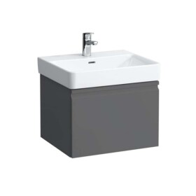 Laufen - Pro S Umyvadlová skříňka, 55x37x39 cm, 1 zásuvka, grafit mat H4830320954801