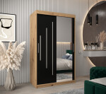 Šatní skříň Abi Y2 Barva korpusu: Bílá, Rozměry: 120 cm, Dveře: Dub artisan
