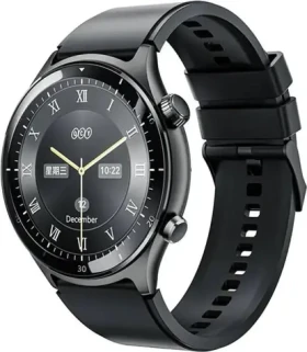 QCY S7 černá / Chytré hodinky / 1.43" / Bluetooth / multisport (S7 black)