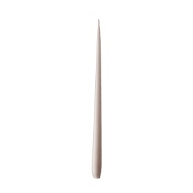 Ester & erik Svíčka Slim 32 cm – 22 Linen Grey, béžová barva, vosk