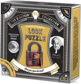 PROFESSOR PUZZLE Hlavolam Albert Einstein č.6: Lock Puzzle