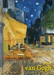 Praktik denní diář 2026 - Van Gogh, Kavárna