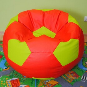 FRONTI Sedací vak - míč 100 cm - červená + zelená
