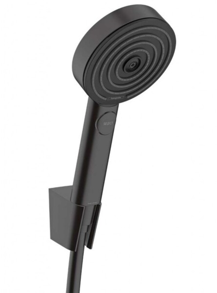 HANSGROHE - Pulsify Select S Set sprchové hlavice, držáku a hadice, 3 proudy, EcoSmart, matná černá 24305670