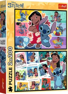TREFL Puzzle Lilo Stitch: Šťastný život