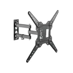 Brateck LPA68-443 černá / Výsuvný nástěnný držák pro TV 23"-55" / polohovatelný / nosnost 30kg (BRLPA68443)