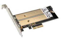 SilverStone SST-ECM22 PCIe adapter pro zapojení 2x M.2 SSD / 4x PCIe 3.0 (SST-ECM22)