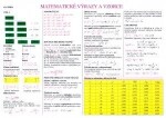 Tabulka - Matematické výrazy a vzorce, 1. vydání - Kolektiv autorů