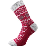 VOXX Ponožky silné zimní TRONDELAG s ionty stříbra MAGENTA 35-38 117179