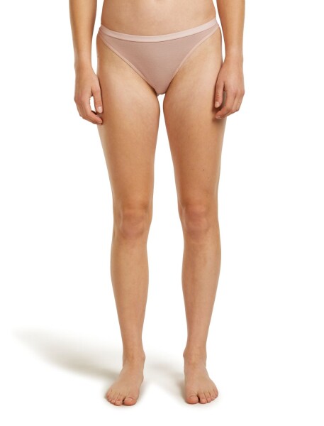 Dámské merino kalhotky ICEBREAKER Wmns Siren Thong, Pink Quartz velikost: S