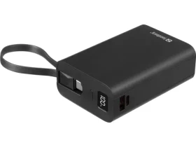 Sandberg Powerbanka černá / 20000 mAh / PD 20W / 1x USB-C / 1x USB-A / 1x USB-C kabel (421-12)