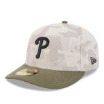 New Era Pánská kšiltovka Philadelphia Phillies MLB 2025 Authentic Armed Forces Pre-Curved 59FIFTY Fitted Velikost: 7 5/8