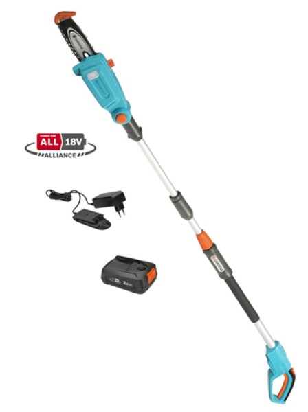 Aku teleskopická vyvětvovací pila Gardena TCS 20/18V P4A sada 14770-20
