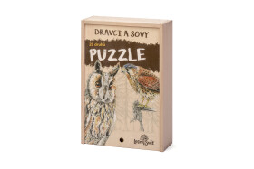 Sada puzzle - Dravci a sovy