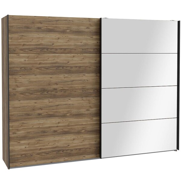 Skříň Haruki HYTS12411 alpský smrk/černý