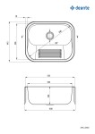 DEANTE - Technický dřez, 1-bowl - vestavný nebo nástěnný ZYK_0100