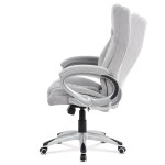 Kancelářské křeslo, houpací mechanismus, stříbrná, KA-G196 SIL2