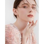 Vánoční stříbrné náušnice Rudolph - stříbro 925/1000, Opál