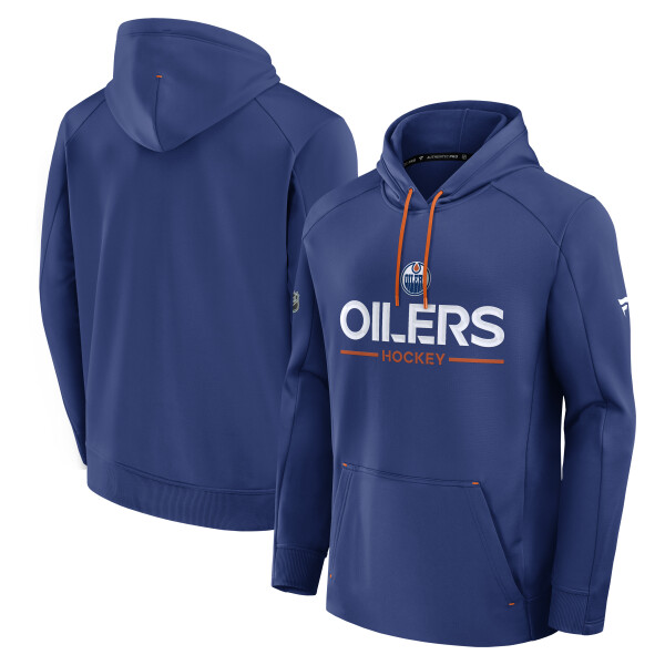 Fanatics Pánská mikina Edmonton Oilers NHL Authentic Pro Rink Poly Fleece POH Velikost: M