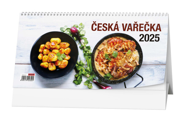 Česká vařečka 2025 stolní kalendář