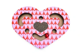 Beeztees Škrabadlo pro kočky Love 40x30cm (KF-2400126)